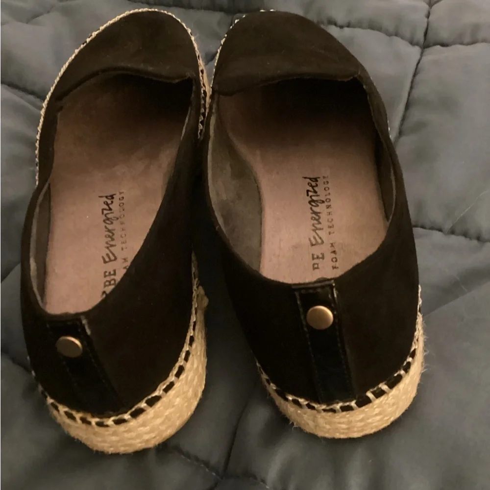 Dr Scholls Sunray Faux Suede Slip on Platform Espadrille